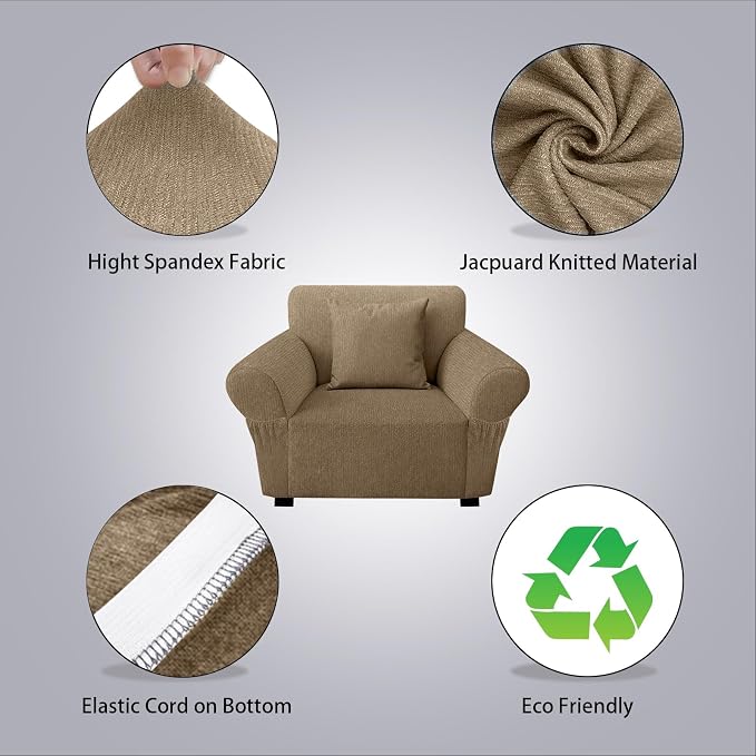 Armchair Slipcover with 1 Pillow Cover - Image 2