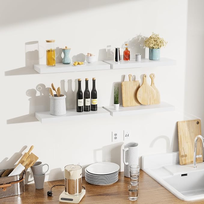 Bellsal Floating Shelves for Wall, Living Room, Bathroom Storage, Book Shelf - Image 5