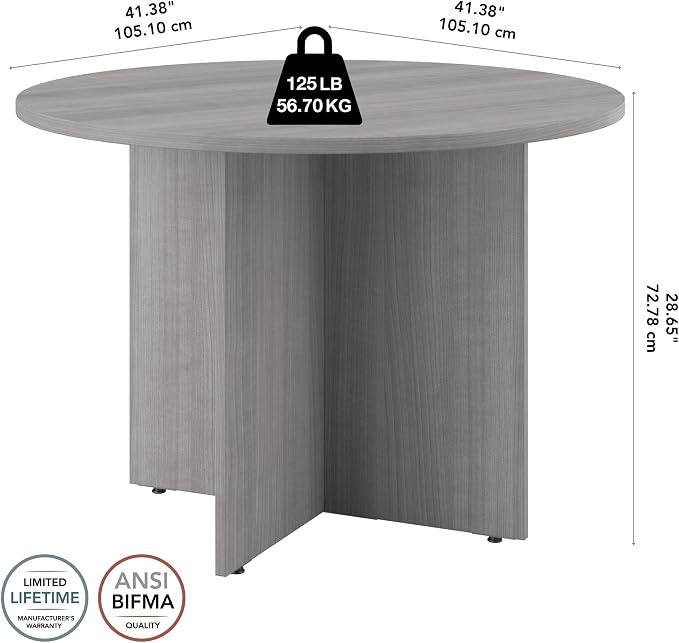 Bush Business Furniture 42-inch Round Conference Table - Image 3