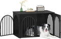 Hzuaneri 39.4" Wooden Dog Crate Furniture, Indoor Dog Kennel Dogs Cage by Hzuaneri