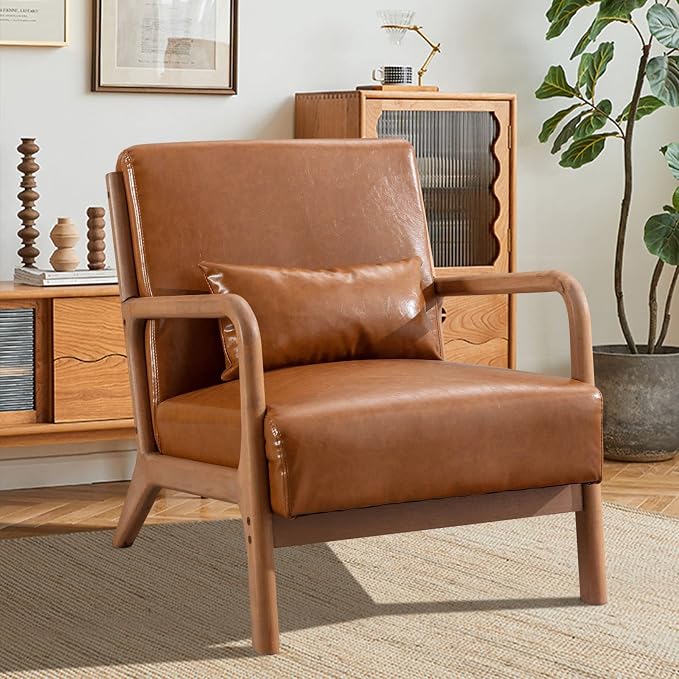INZOY Mid Century Modern Accent Chair by INZOY
