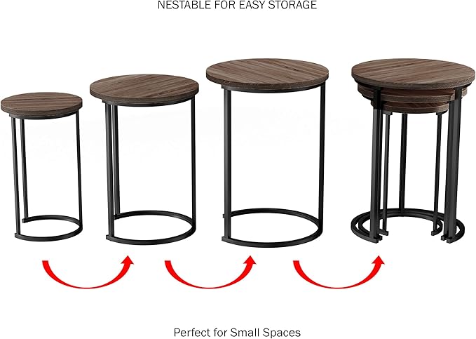 Lavish Home Nesting Tables - Image 4