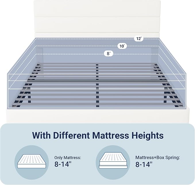 Allewie Queen Size Platform Bed Frame - Image 7