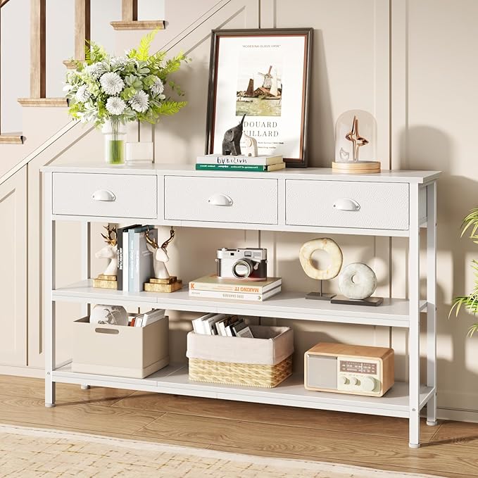 Furologee White Long 47" Console Sofa Table - Image 2