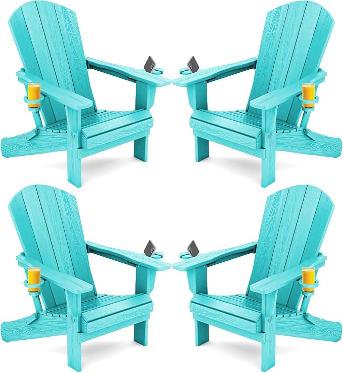SERWALL Adirondack Chair with Cup Holders by SERWALL
