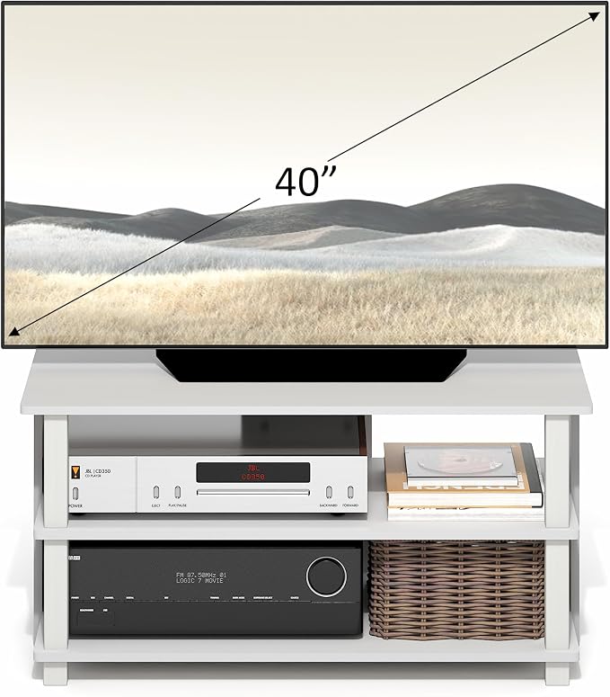 Furinno Sully TV Stand, 3-Tier Rectangular Entertainment Center - Image 5