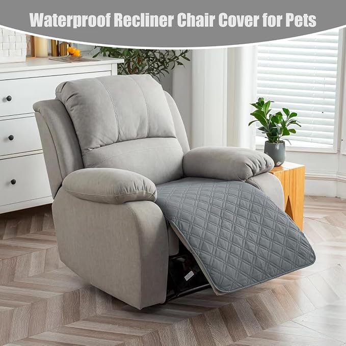 Genina Waterproof Recliner Chair Covers, Recliner Cover - Image 3