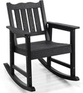 Stoog Low Back Patio Rocking Chair – Heavy Duty 400 lbs Capacity Outdoor Rocker by Stoog