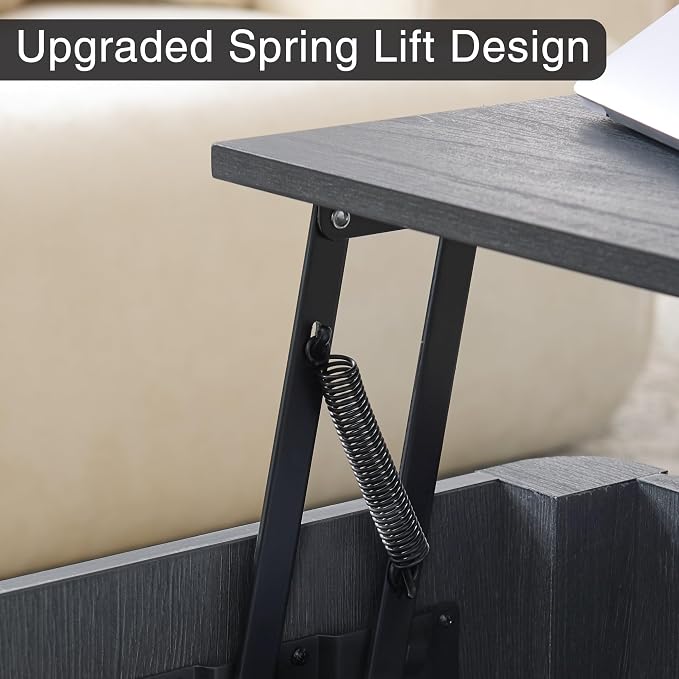 35.4" Lift Top Coffee Table - Image 3