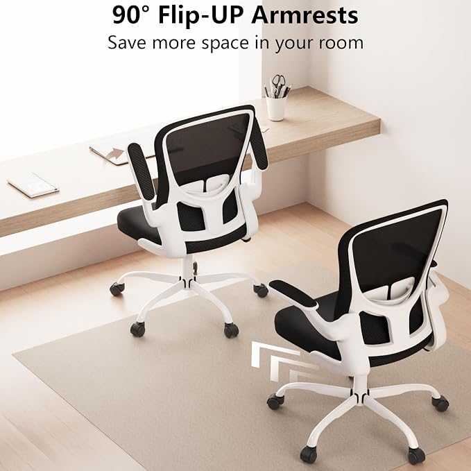Ergonomic Office Chair, Comfort Swivel Home Office Task Chair, Breathable Mesh - Image 3
