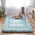 MAXYOYO Rustic Floral Korean Floor Mattress Japanese Futon, Foldable Roll Up by MAXYOYO