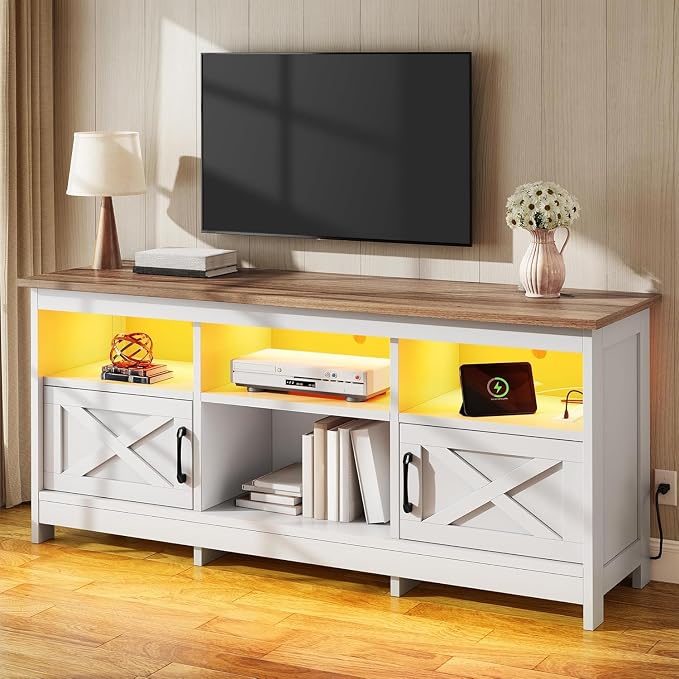 YITAHOME TV Stand for 65 Inch TVs, Entertainment Center by YITAHOME