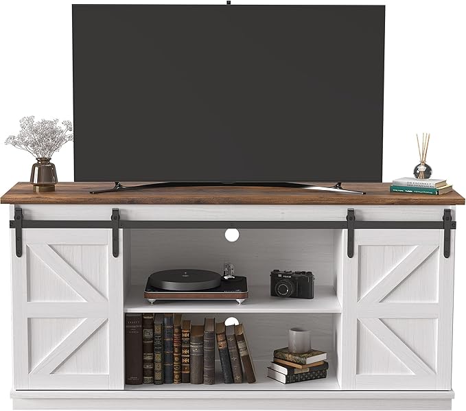 JUMMICO TV Stand for 65 Inch TV, Entertainment Center by JUMMICO