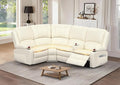 Yolsali Manual Reclining Sectional Sofa Set, 4 Seats Soft Leather Recliner by SavortheHappyMoments