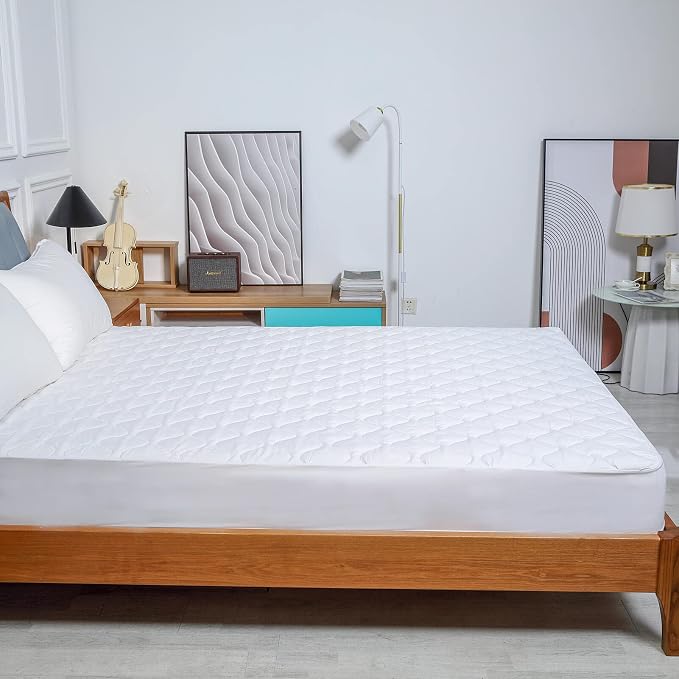 Quilted Waterproof Full Size Mattress Protector Pad - Image 5