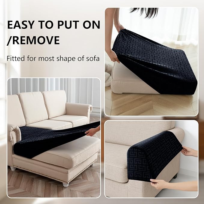 UNBBRRL Stretch Couch Backrest Cushion Cover - Image 4