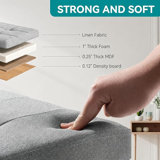 BRIAN & DANY Small Ottoman - Image 4