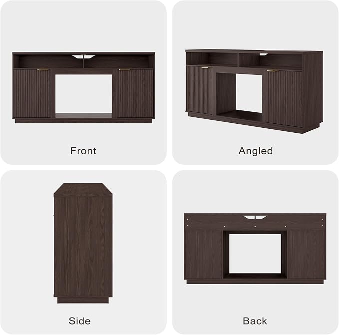 2-Piece Fluted Living Room Set Includes 31.5" Fluted Lift Top Coffee Table - Image 8