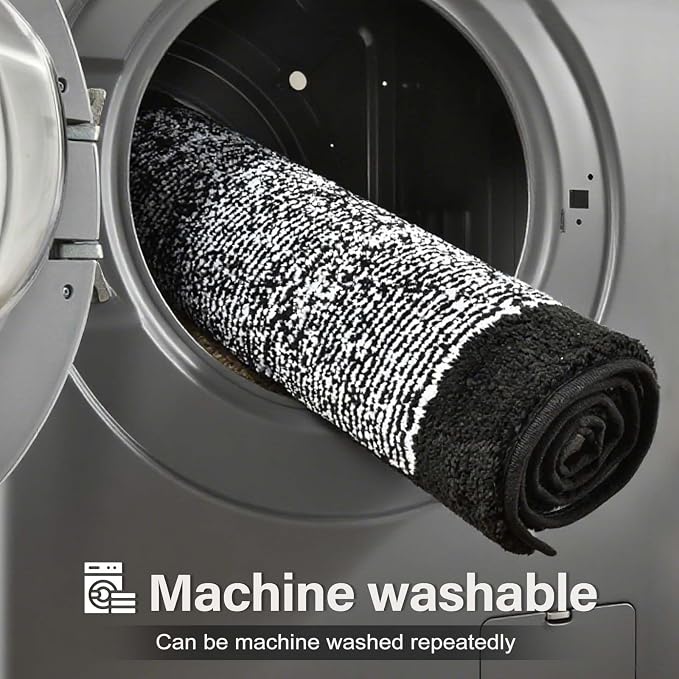 48x24 Long Bathroom Rugs Washable Non Slip, Soft Absorbent Quick Dry Mats - Image 9