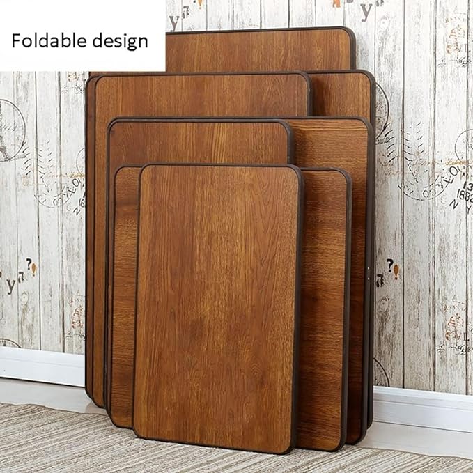 Japanese-Style Square Folding Tea Coffee Table, Low Table, Dining Table - Image 6