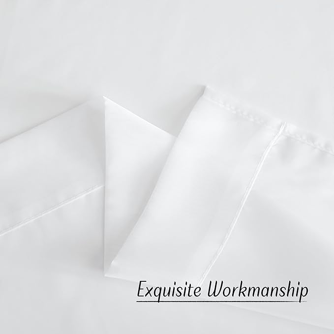 NICETOWN White Sheer Curtains 72 inches Long - Image 6
