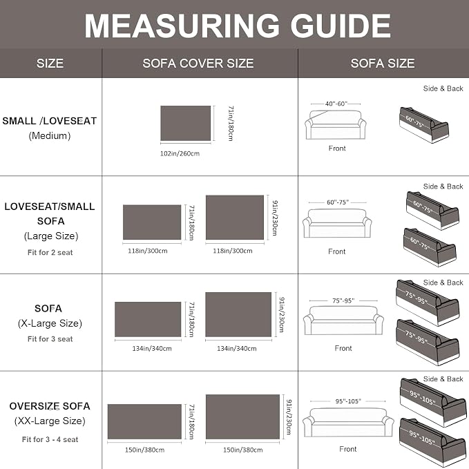 VClife Boho Couch Covers, Small Loveseat Cover - Image 2