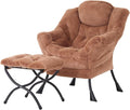 Welnow Lazy Chair with Ottoman, Modern Accent Chair with Armrests and a Side by LifeGetsBetterWithWelnow