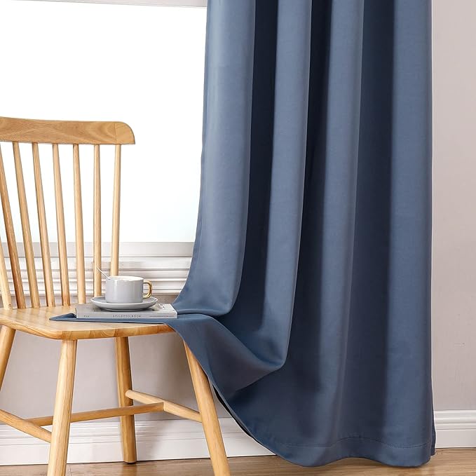 ChrisDowa 100% Blackout Curtains 84 inch Long - Image 7