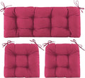 Wicker Chair Cushions of 3 Pieces, Waterproof Cushions by Aegisun