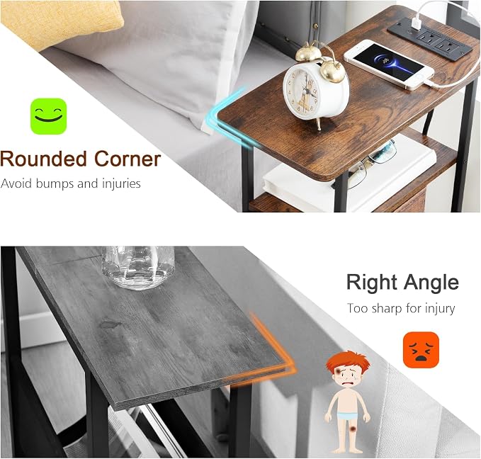 LOAKEKEL Narrow Nightstand - Image 9