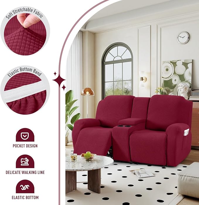 TAOCOCO Loveseat Recliner Cover - Image 3