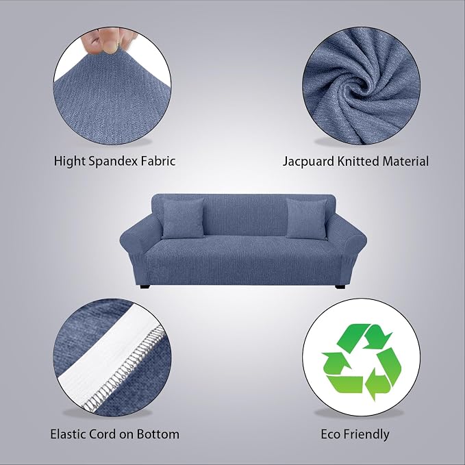Sofa Slipcover with 2 Pillow Cover - Image 2