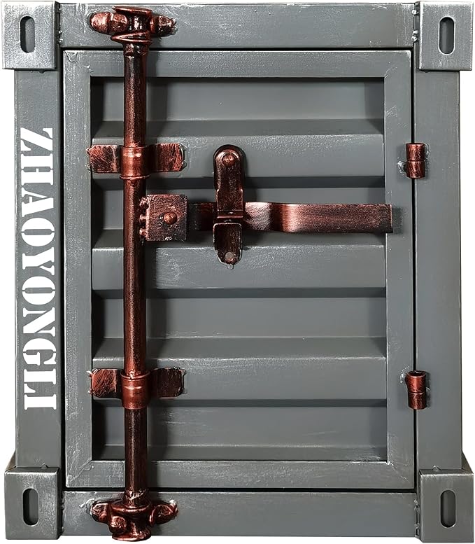ZHAOYONGLI-End Tables Industrial Nightstand Table, 15.7x14.9x18.9 inches by ZHAOYONGLI-EndTables