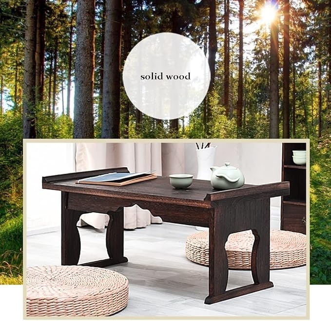 Vintage Japanese Wooden Foldable Low Table - Image 5