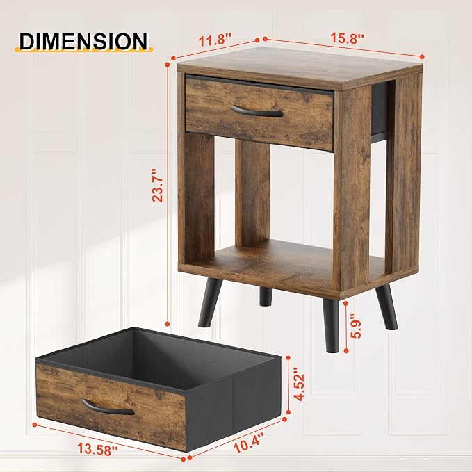 GYIIYUO Nightstand Set of 2 - Image 3