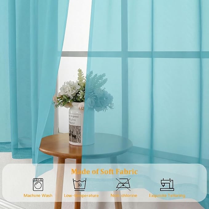Gwine Sheer Curtains 63 Inch Length - Image 7