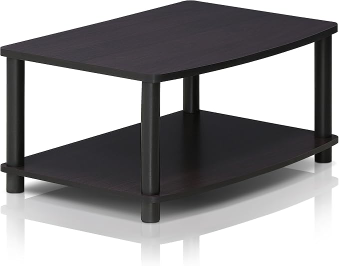 Furinno TURN-N-TUBE TV Riser Stand, 2-Tier Small Elevated No Tools TV Stand - Image 10
