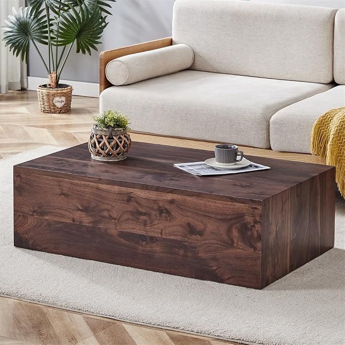 Coffee Table for Living Room Table, Modern Wood Coffee Table, Center Table - Image 3