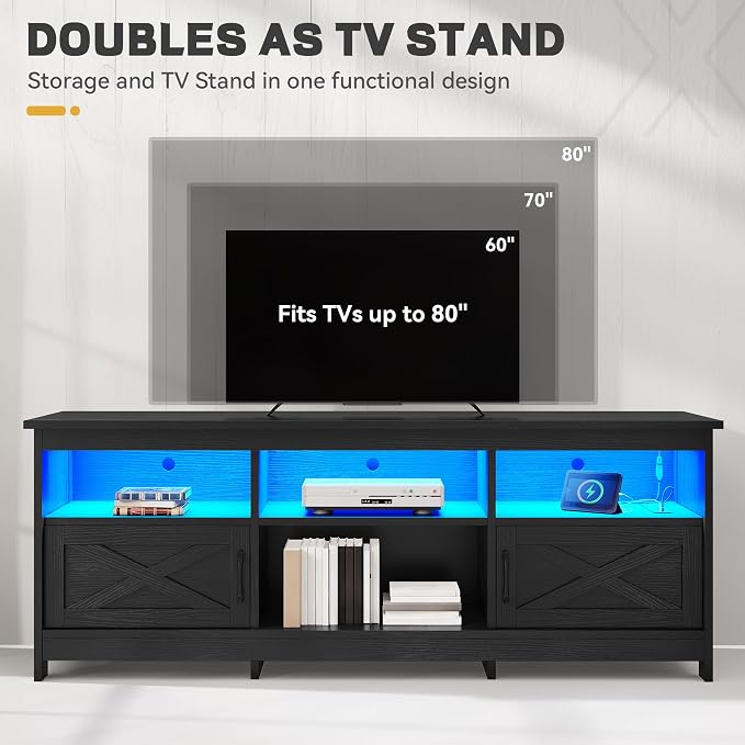 YITAHOME TV Stand for 80/75/70 Inch TVs - Image 4