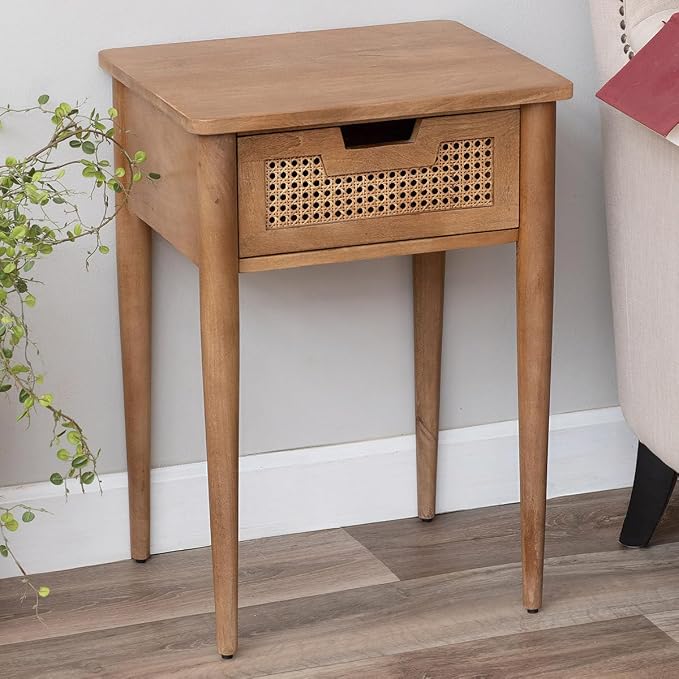 BLACK FOREST DECOR Sea Breeze Woven Accent Table by BLACKFORESTDECOR