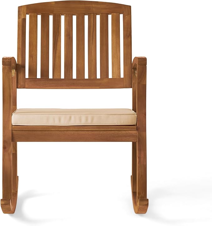 Christopher Knight Home Selma Acacia Rocking Chairs - Image 7