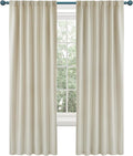 Deconovo Blackout Curtains, Thermal Insulated, W42 x L63 2 Panels, Back Tab by Deconovo