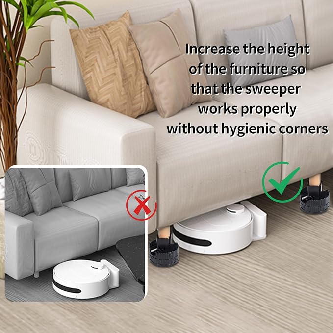 Adjustable Bed Risers Furniture Risers-4 Pack - Image 6