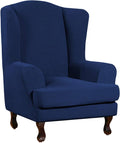 Turquoize Wingback Chair Covers 2 Piece Wing Chair Slipcover Stretch Slipcovers by Turquoize