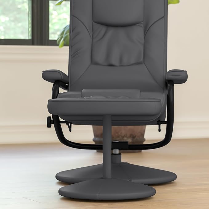 Flash Furniture Rachel Contemporary Multi-Position Recliner and Ottoman - Image 8