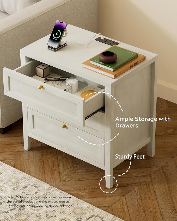 EYYTHUNG Large Nightstand Set of 2 - Image 5