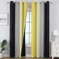 Estelar Textiler Black and Yellow Ombre Blackout Curtains 90 Inch Length 2 by ESTELARTEXTILER