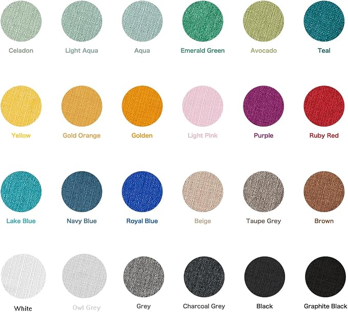 BALCONY & FALCON Round Tablecloth Washable Wrinkle Resistant and Water Proof - Image 7