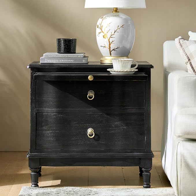 HULALA HOME Solid Wood Storage End Tables - Image 7