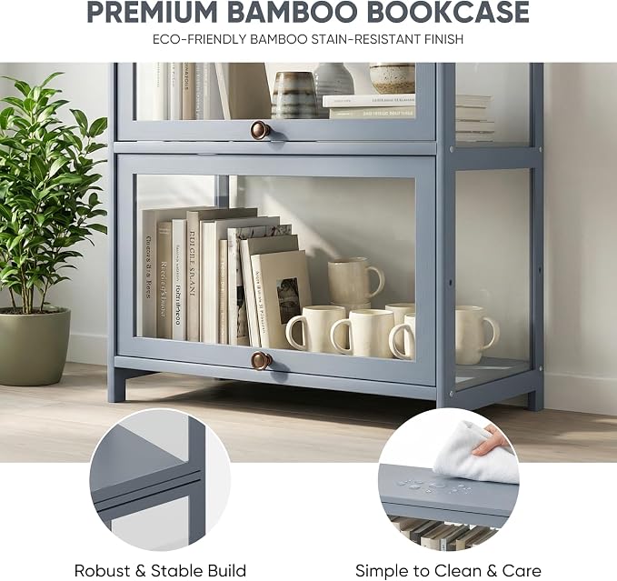 4-Tier Display Case Cabinet - Image 5